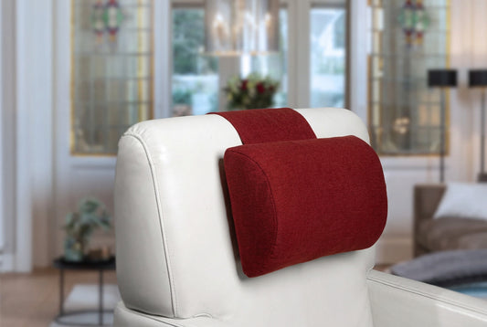 F01 Red Neck Cushion for Recliner Chair - image 1