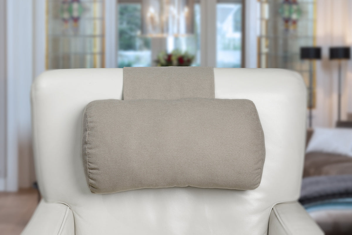 F01 Beige Neck Cushion for Recliner Chair - image 2