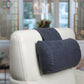 F01 Blue Grey Neck Cushion for Recliner Chair - image 1