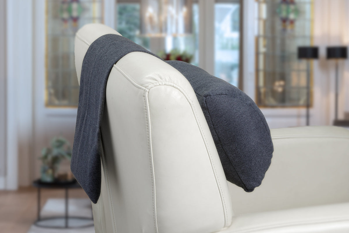 F01 Blue Grey Neck Cushion for Recliner Chair - image 3