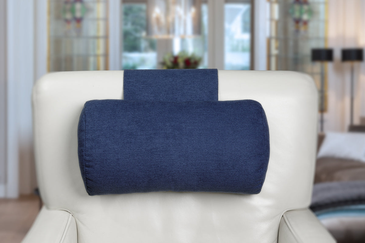 F01 Blue Neck Cushion for Recliner Chair - image 2