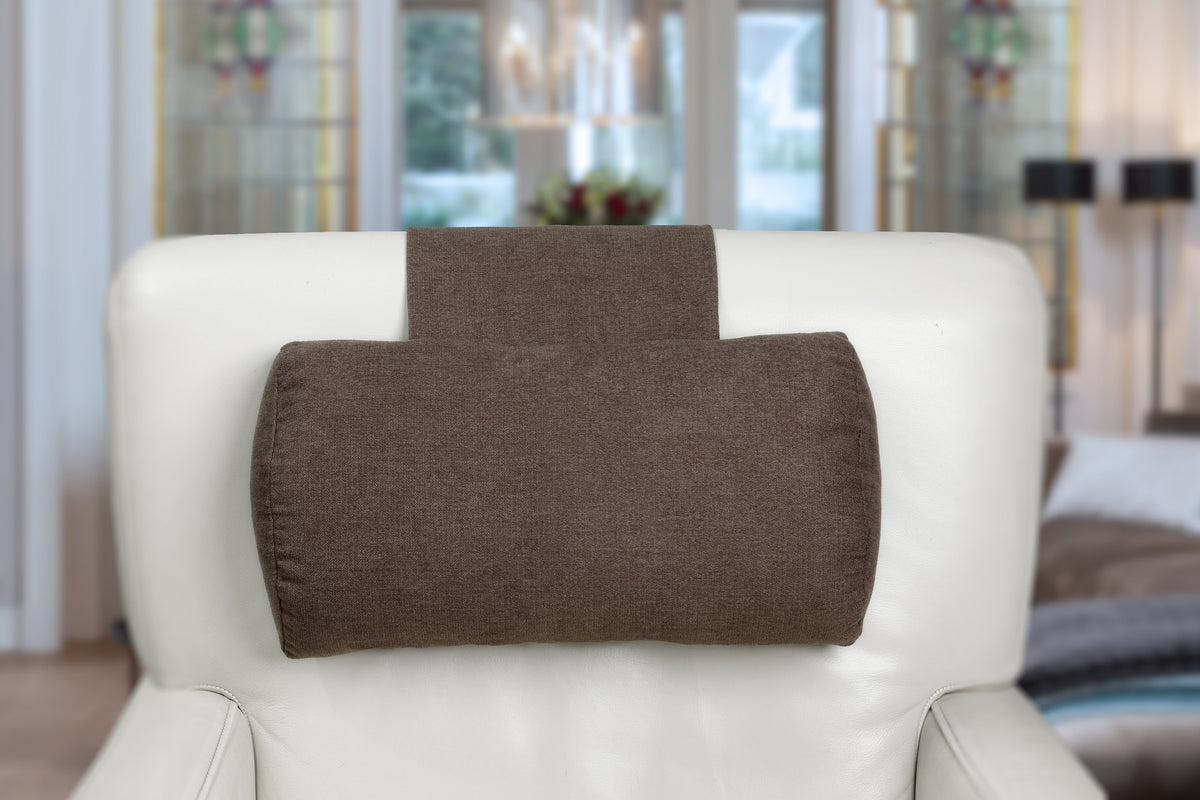 F01 Brown Neck Cushion for Recliner Chair - image 2