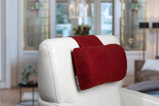 F01 Red Neck Cushion for Recliner Chair - image 1
