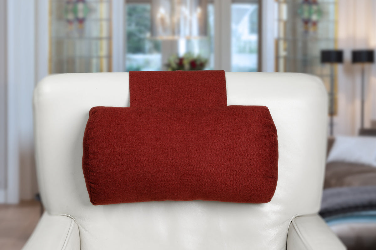F01 Red Neck Cushion for Recliner Chair - image 2