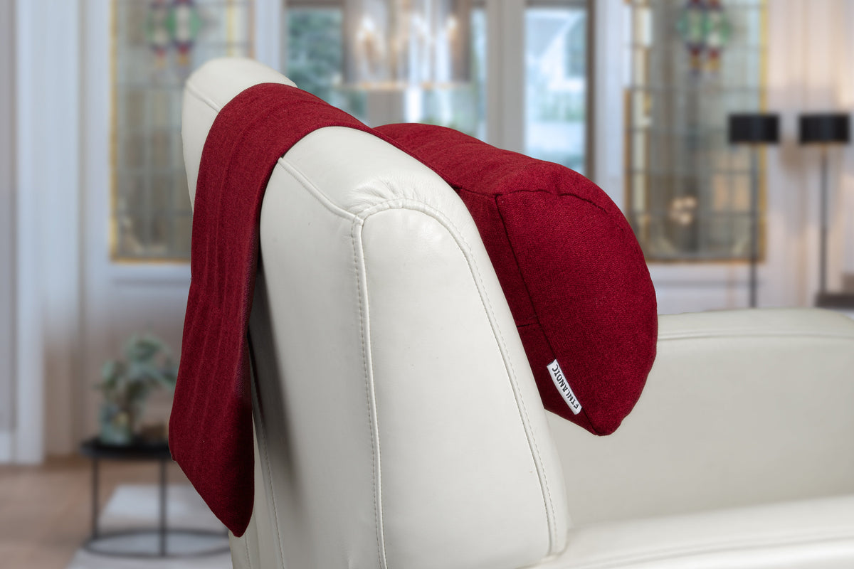 F01 Red Neck Cushion for Recliner Chair - image 3